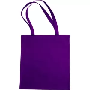 Jassz Bags "Beech" Cotton Large Handle Shopping Bag / Tote (One Size) (Lilac) - Lilac
