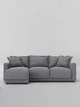Swoon Aurora Fabric Left Hand Corner Sofa - Smart Wool