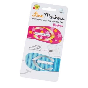 Thinking Gifts Line Markers Flip Flops Bookmarks