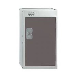 One Compartment Quarto Locker D300mm Dark Grey Door MC00075