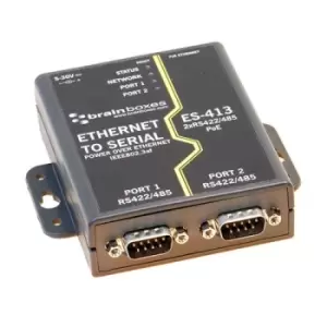 Brainboxes Es-413 Poe To Serial Device Server, Rs422/rs485