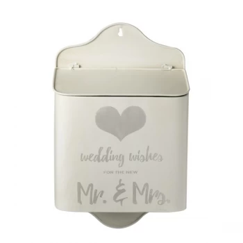Metal Wedding Wishes Box By Heaven Sends