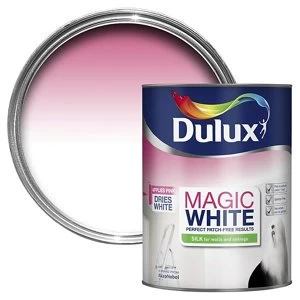 Dulux Magic Pure Brilliant White Silk Emulsion Paint 5L
