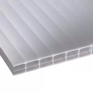 Corotherm Opal Effect Polycarbonate Multiwall Multiwall Roofing Sheet (L)2.5M (W)1050mm (T)16mm Of 5