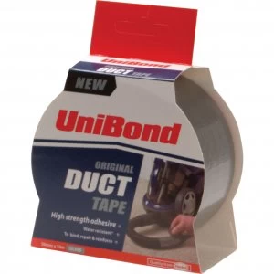 Unibond Duct Tape Pack of 2 Rolls Silver 50mm 50m