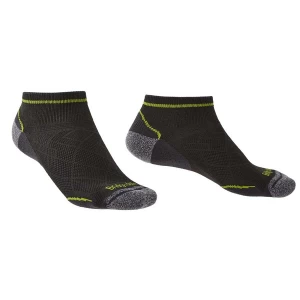 Bridgedale HIKE Ultra Light Coolmax Performance Ankle - Extra Large Graphite/Lime