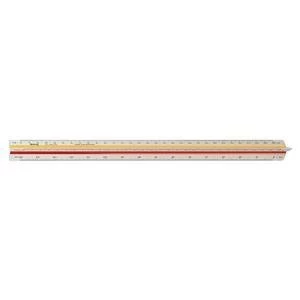 Original Rotring Tri Ruler 4 Architect Triangular Reduction Scale 1 10 to 1 500 with 2 Coloured Flutings