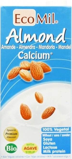 Ecomil Organic Almond Drink with Added Calcium 1000ml