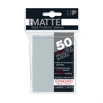 Ultra Pro Matte Clear Standard Deck Protectors - 50 Sleeves