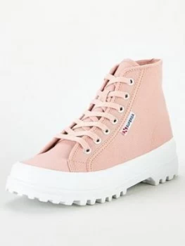SUPERGA 2341 Cotu Chunky Sole High Top, Pink, Size 6.5, Women