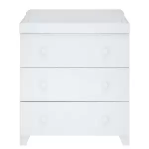 Little Acorns Classic Milano Dresser & Changing Table - White