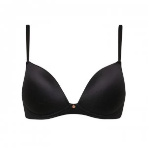 Figleaves Smoothing Plunge Non-Wired Bra - Black