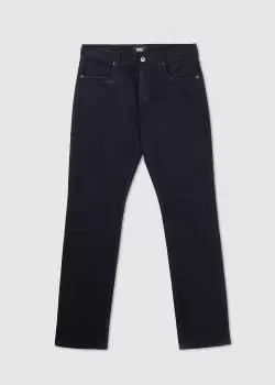 Paige Mens Lennox Corduroy Trousers In Deep Anchor