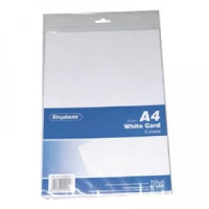 Stephens White A4 Craft Card Pack of 10 RS045656