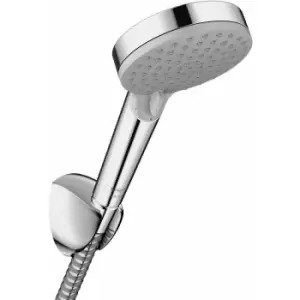 Hansgrohe Vernis Blend Shower Handset Hose Wall Mounted Chrome Round Quick Clean - Chrome