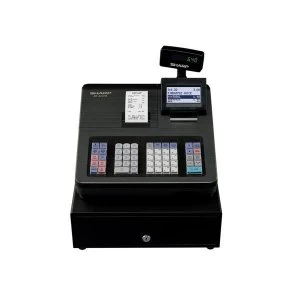 Sharp Cash Register 2000 PLUs 50 departments and 12 lines/sec Black - Single