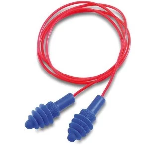 Howard Leight Airsoft Corded Earplugs Blue Flip Top Box Pack 100 Pairs