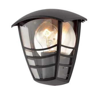 Forum Lighting 60W Zinc Perdita LED Half Wall Lantern Black - ZN-25464-BLK