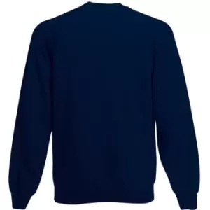 Fruit Of The Loom Childrens Unisex Raglan Sleeve Sweatshirt (3-4) (Deep Navy)