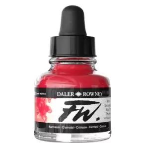 Daler-Rowney FW Artists Acrylic Ink 29.5ml Crimson