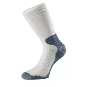 1000 Mile Unisex Adult Ultra Wool Heavyweight Cricket Socks (S) (Ecru)