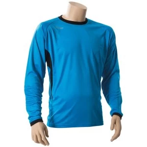 Precision Premier Goalkeeping Shirt Electric Blue - L Junior 30-32"