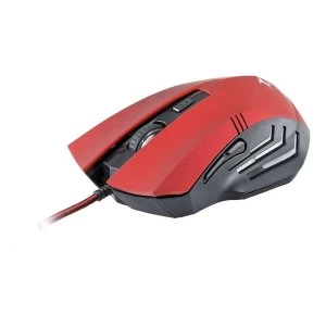White Shark Gaming Gm-1602 Hannibal 3200Dpi Gaming Mouse (Red/Black)
