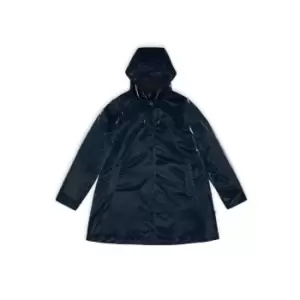 A-Line Waterproof Jacket with Hood, Mid-Length