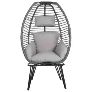 Charles Bentley Egg Shaped Chair - Grey