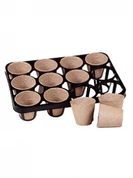 Skeleton Tray And 36 Bio Pots For Growing On