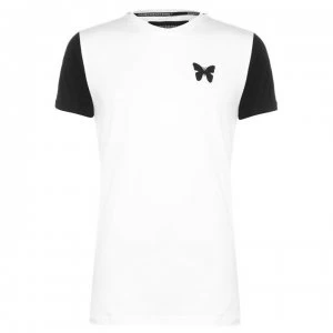 Good For Nothing Transition Raglan T Shirt Mens - White/Black/Red