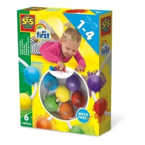 SES Creative - Childrens My First Crayon Beads Set (Multi-colour)