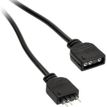 PC fan Cable extension [1x PC fan socket 3-pin - 1x PC fan plug 3-pin] 50.00cm Black Kolink