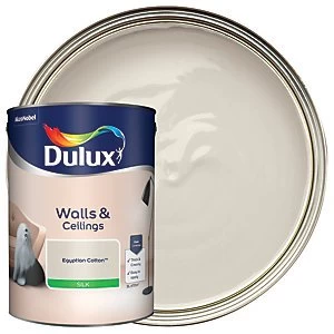 Dulux Walls & Ceilings Egyptian Cotton Silk Emulsion Paint 5L