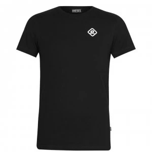 Diesel Cola Label T Shirt - Black 900