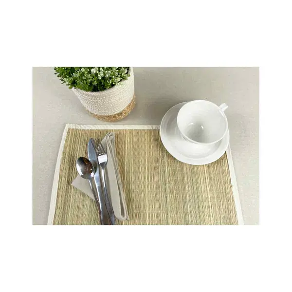 Esselle Spey Dry Grass Table Placement Runner 35x45cm Cream Colour&#44; Set Of 2