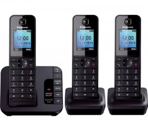 Panasonic KX-TG8183EB Cordless Phone With Answering Machine Triple Handsets