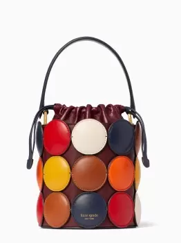 Kate Spade Dottie Smooth Leather Small Bucket Bag, Multi, One Size