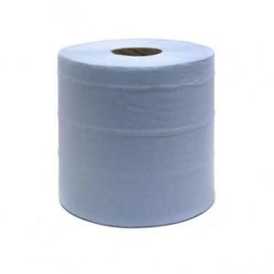 Value Centre Feed Roll Blue 2 ply Pack 6