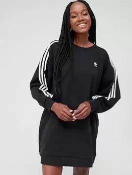 adidas Originals Sweater Dress - Black, Size 8, Women