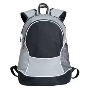 Clique Basic Reflective Backpack (One Size) (Black/Grey)