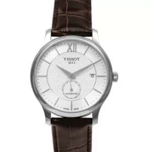 T-Classic Tradition Automatic Small Second Automatic Silver Dial Mens Watch