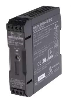 Omron S8VK-G Switch Mode DIN Rail Power Supply 85 264V ac Input, 12V dc Output, 1.2A 15W