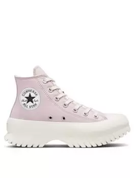 Converse Chuck Taylor All Star Platform Lugged Hi-Tops - Pink, Size 8, Women