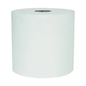 Raphael 1 Ply Roll Towel 200mm x 200m White Pack of 6 RT1W200RDS