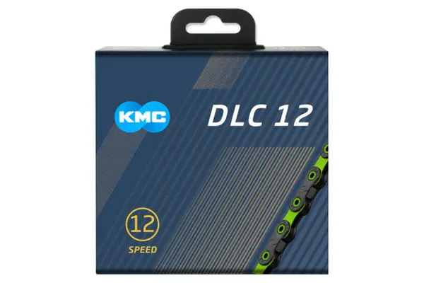 KMC DLC12 12 Speed Chain in Black and Green