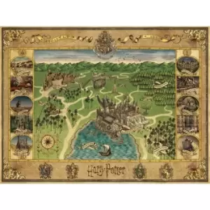 Harry Potter Jigsaw Puzzle Hogwarts Map (1500 pieces)