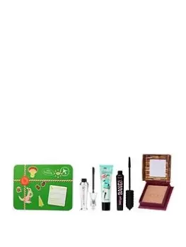 Benefit Full Glam Greetings Bronzer, Eyebrow Gel, Mascara & Primer Gift Set, One Colour, Women