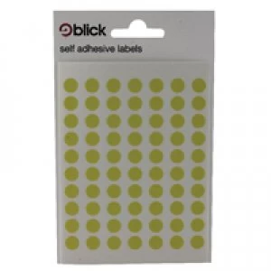 Blick Yellow Coloured Labels in Bags Pack of 20 RS003458