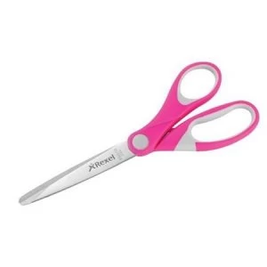 Rexel JOY 182mm Comfort Grip Scissors Pretty Pink